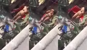 180px x 320px - Indian caught XXX porn! Bhabhi bathing nude outdoors video ...