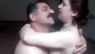 Muslim wife has pussy tenderly fucked by fatty husband in amateur porn