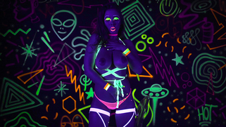 Frisky stepmom Lena Paul performing an erotic dance to seduce stepson