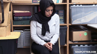 Porn video of Arab girl Ella Knox in hijab redeeming herself by sex | XXX Video on AllSex.XXX