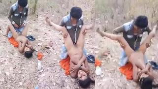 Indian village sex! Outdoor nude pussy fucking XXX video