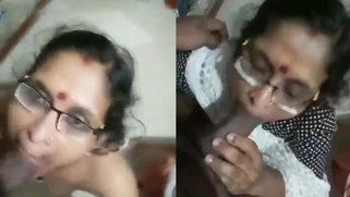 Delightful Desi chick came for business but had XXX oral sex with male