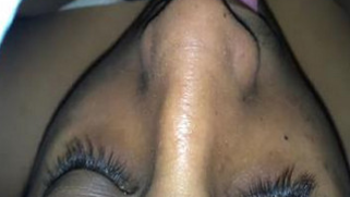 Close view of Desi fellow licking XXX peach during chudai at home