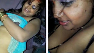 Chubby Indian Bhabhi enjoys cock inside XXX peach during chudai at home