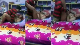 Desperately horny Indian college girl fucked in bed for XXX video