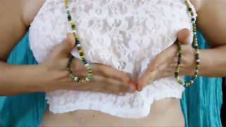 Seductive Indian MILF touches her new boobies together with husband | XXX Video on AllSex.XXX