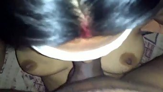 Blindfolded Indian teen blows XXX fuckstick during chudai in bedroom