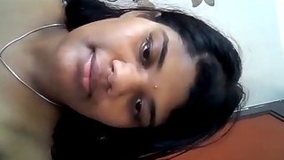 Attractive Desi sexpot films special solo XXX video for her friend