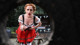 Sexy babe Ella Hughes is busy rehearsing with her XXX dance partner