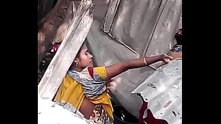 Neighbour bhabhi aunty nude bath secretly captured on XXX video