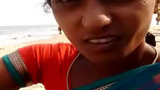 Young Desi woman didn't know XXX oral sex was included in rest on beach