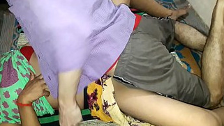 XXX Indian chick can't resist man of the house fooling around with her