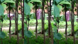 Desi bhabi aunty caught having shower outdoor