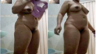 Caring cameraman takes penis out to jerk off to XXX Desi stepmother