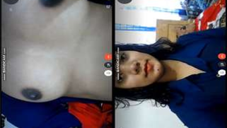 Man on the line invites hot Indian model to show off her XXX body