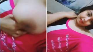 Indian babe is grateful to man for camera and shows him XXX boobs