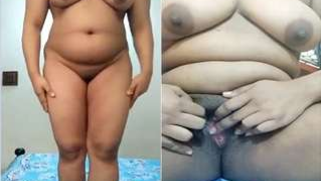 Desi female gets off on XXX striptease remaining completely naked