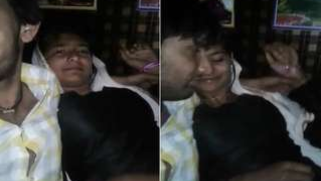 Cameraman went hard filming himself kissing Desi drunk XXX whore