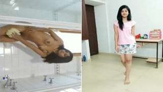 Cameraman follows young Desi woman to shower filming her laying body bare