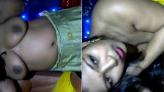 Indian whore likes enticing fans divulging XXX charms hidden under outfit