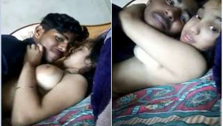 Indian offers partner to suck her XXX nipples in amateur porn video