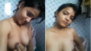 Boyfriend bored Desi teen so she wanted to experiment exposing XXX tits