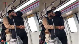Man instantly fell in love with Indian girl hugging her XXX lover