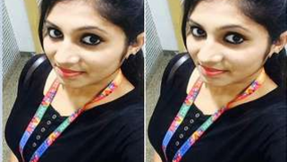 India girl shows up in front of the camera and starts her XXX striptease