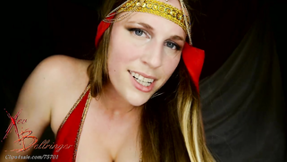 Chesty genie Xev Bellringer rewards nude liberator with great ride | XXX Video on AllSex.XXX