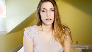 Lucky buddy has his phallus touched by nude sister Xev Bellringer | XXX Video on AllSex.XXX