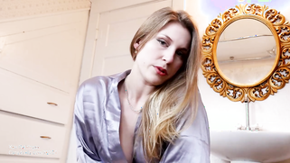 Lady Xev Bellringer sneaks in bathroom to give nude nephew handjob | XXX Video on AllSex.XXX