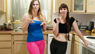 Mom Xev Bellringer and neighbor discuss size of husband's nude dick | XXX Video on AllSex.XXX