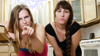 Mom Xev Bellringer and neighbor discuss size of husband's nude dick | XXX Video on AllSex.XXX