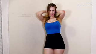 Mom Xev Bellringer seductively moves before putting lips on nude cock | XXX Video on AllSex.XXX