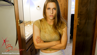 Stud coaxes sister Xev Bellringer to spray nude neck with his perfumy | XXX Video on AllSex.XXX