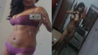 Desi girl takes a pink XXX toy and fucks herself leaving T-shirt on | XXX Video on AllSex.XXX