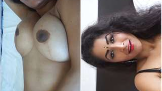 Indian MILF exposes her XXX breast and rubs pussy talking on camera