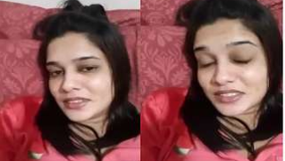 Slutty Desi is lying in bed demonstrating her XXX private parts