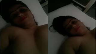 Lovely Desi is lying in he bed filming XXX body on camera at its best | XXX Video on AllSex.XXX