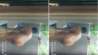 Young woman shows off her XXX tits and butt on webcam for Desi voyeur