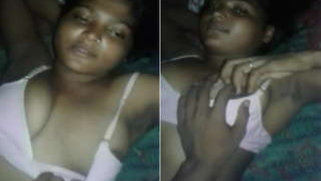 Whore from India gives XXX delight to boyfriend who feels her tits