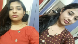 Big-assed Desi chick sneaks in bathroom to finger XXX muff on cam