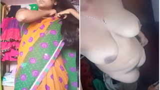 Young Desi lady's big natural tits deserve the best compliments