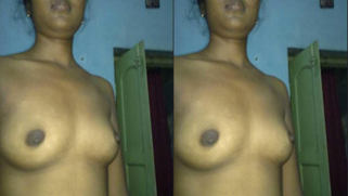 It seems that Indian chick can play with nipples day and night