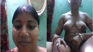 MILF with bindi hopes that husband won't find out about her webcam experience