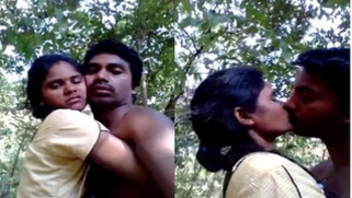 Boy films him kissing his Indian sex wife in such a XXX manner