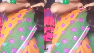 Serious XXX Desi female with unshaved sex hole exposes her XXX jugs