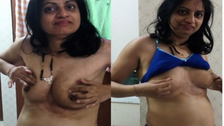 Indian housewife wants to be a XXX model and poses in a sex way