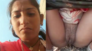 Desi makes her XXX hairy pussy public squatting and pissing in sex video