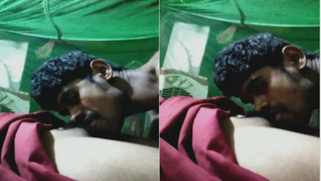 Desi female easily allows sex partner to lick her unshaved cherry | XXX Video on AllSex.XXX